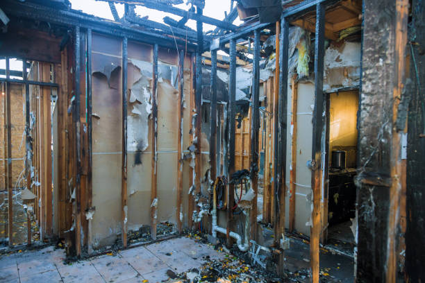 Professional Soot Cleanup technician working in Biltmore, TN